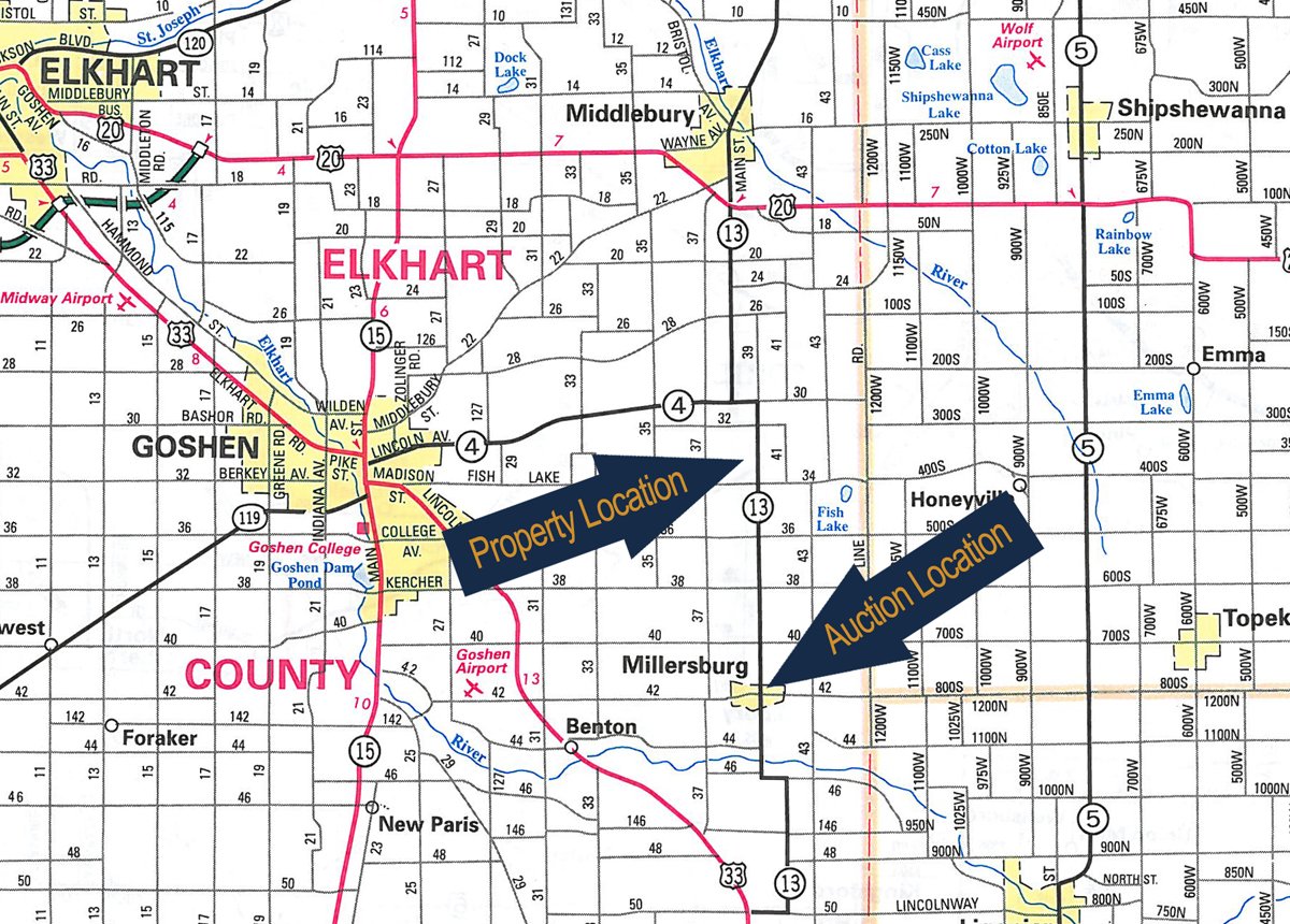 Area map - 71 Tillable Farmland Acres Offered in 1 Tract